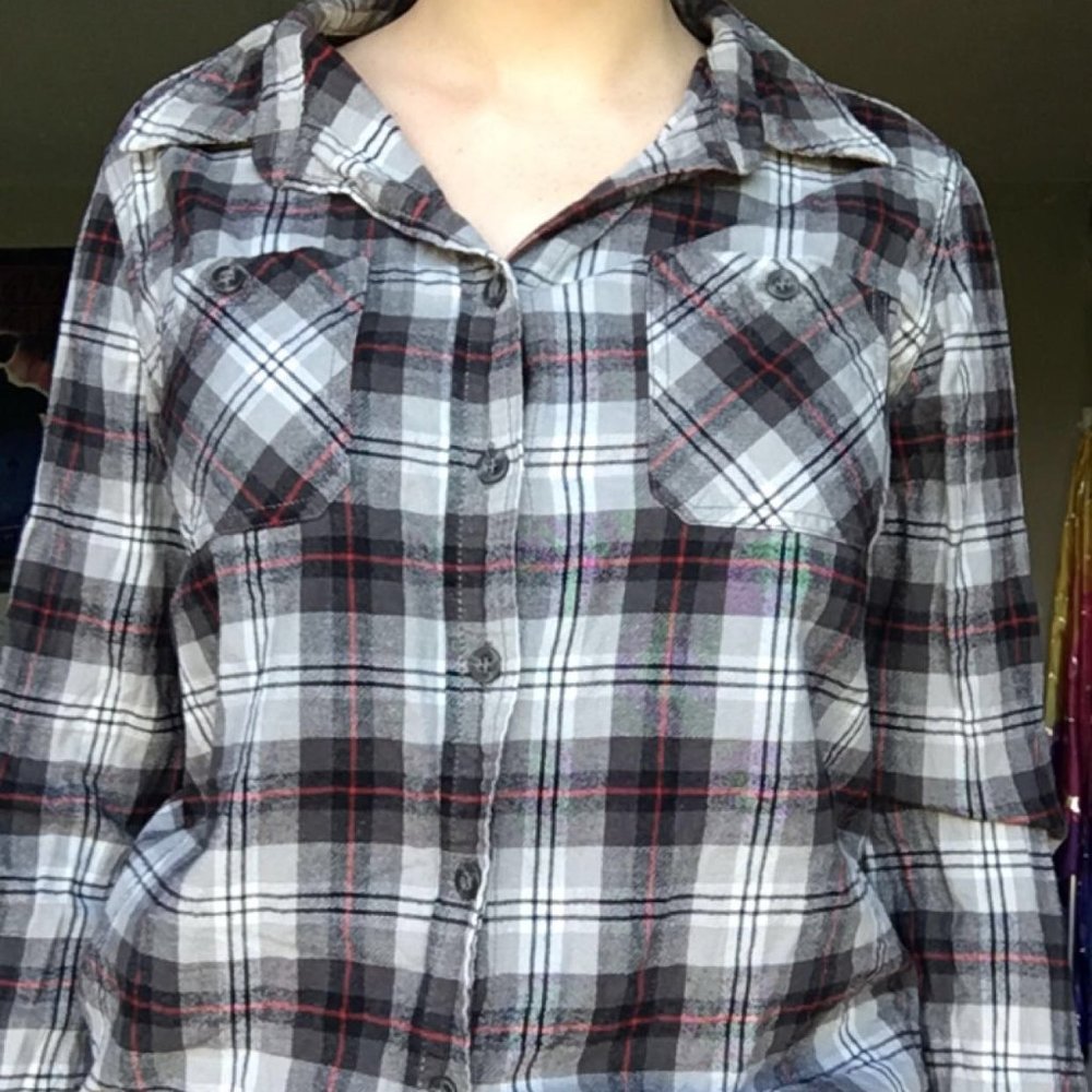 Cherokee Plaid Button up